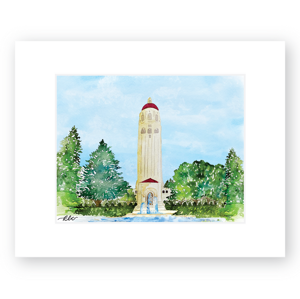 Stanford University Art Print, Hoover Tower
