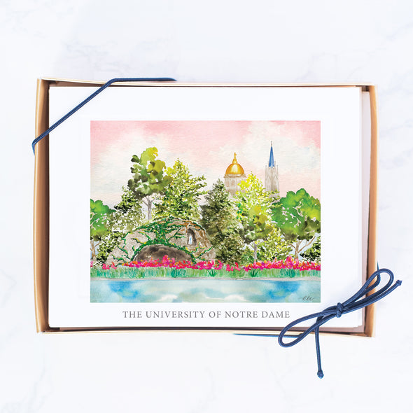 University of Notre Dame Watercolor Note Card Set, "The Holy Trinity"